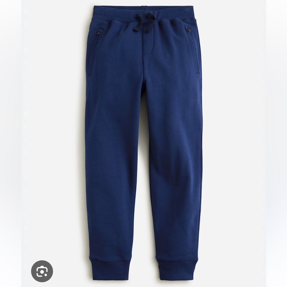 Crewcuts navy Kids' french terry slim-slouchy sweatpant size 7